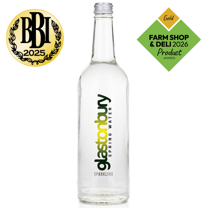 Glastonbury Spring Water - Sparkling, 12 x 750ml in Glass