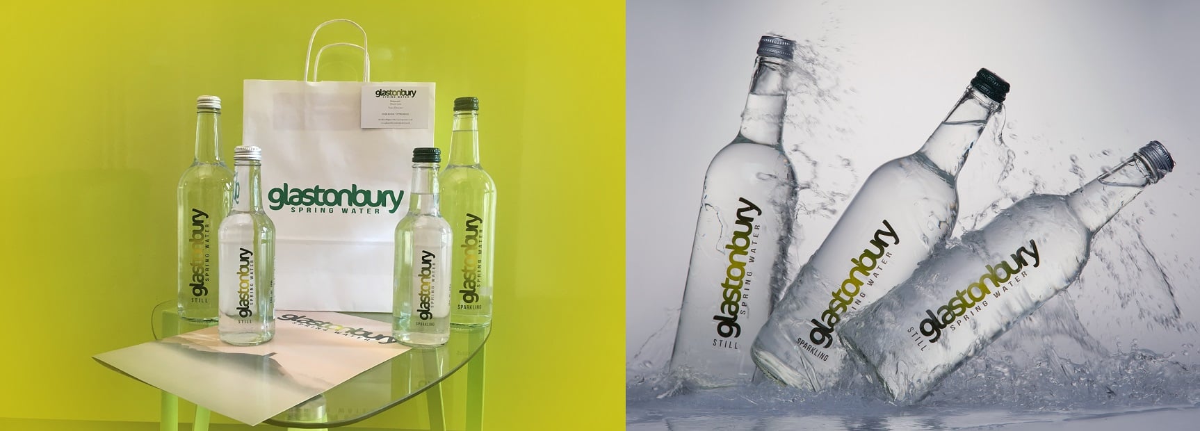 Bottle Samples Glastonbury Spring Water