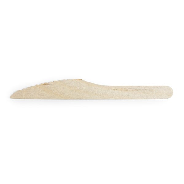 Biodegradable 6.5 Inch Wooden Knives